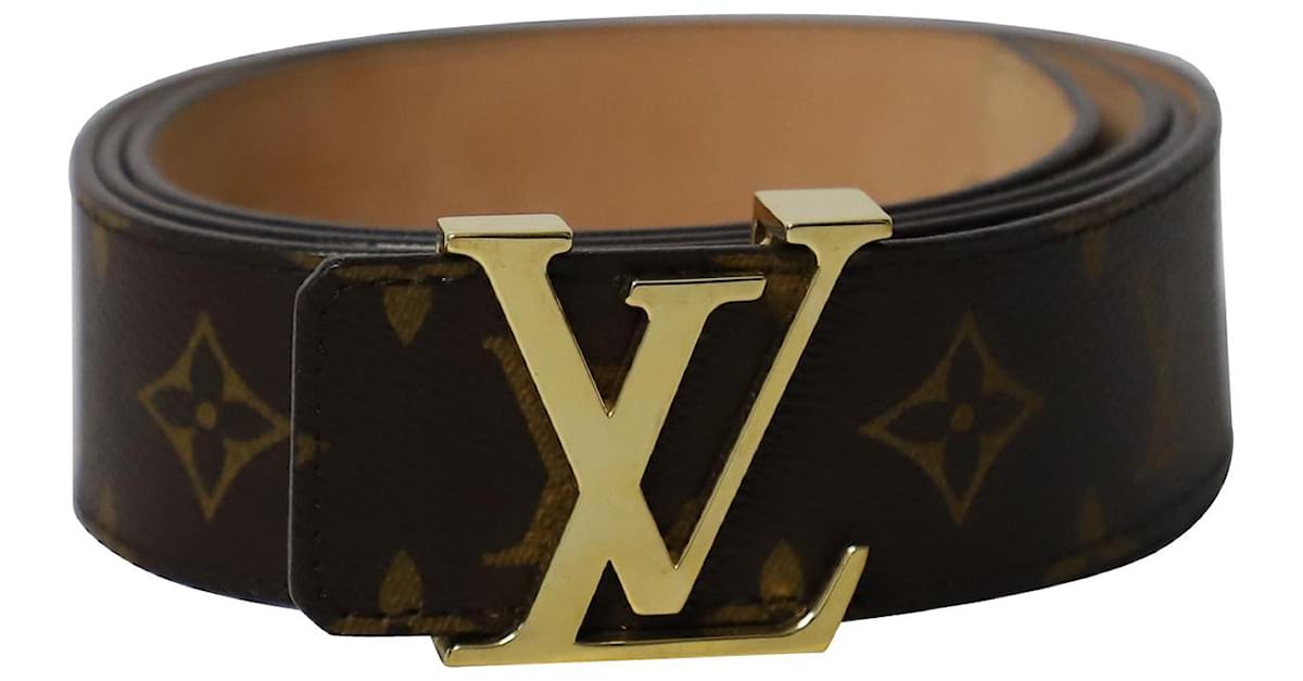 Leather belt Louis Vuitton Brown size Not specified International in  Leather - 26566566