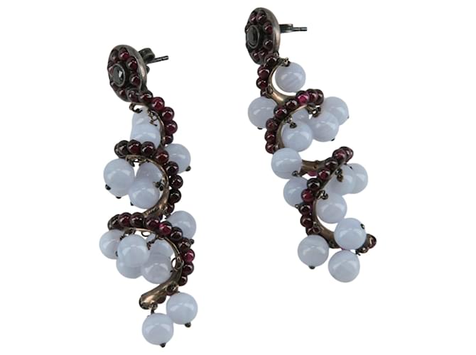 Bottega Veneta Beaded Swirl Drop Earrings Multiple colors ref.789456 ...