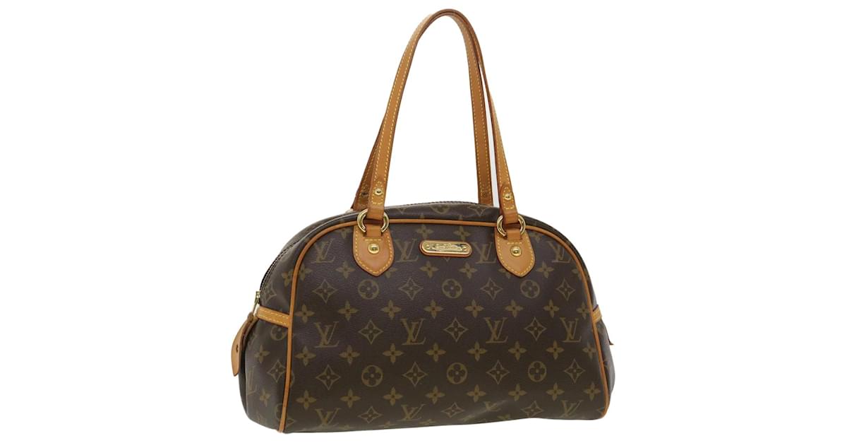 Louis Vuitton Monogram Boetie mm Hand Bag M45714 LV Auth 35395