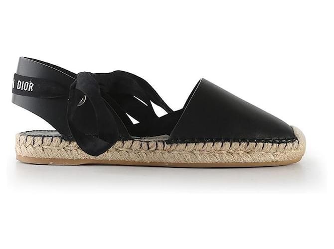 dior espadrilles tie up