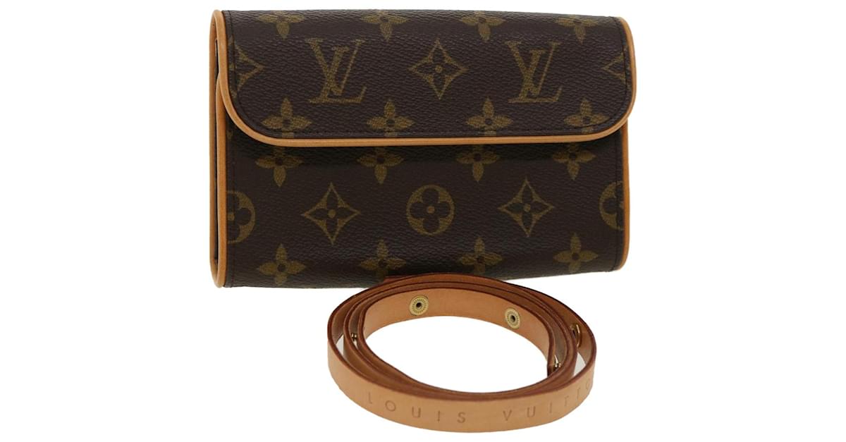 LOUIS VUITTON Monogram Pochette Florentine Waist Bag M51855 LV Auth am3652