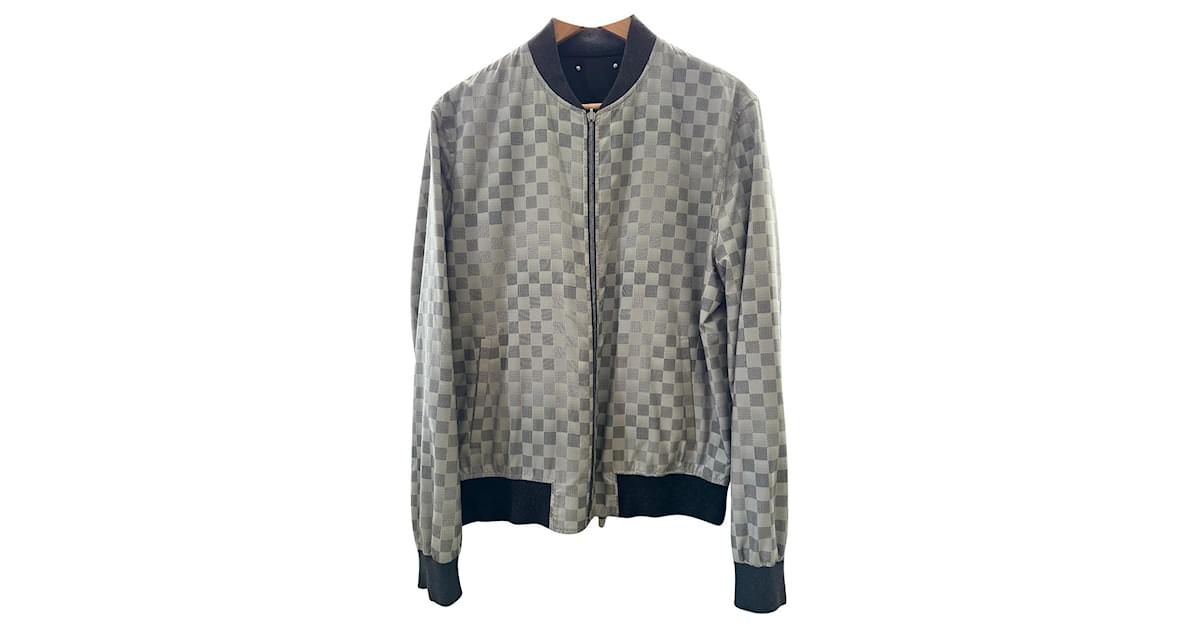 Louis Vuitton Men's Olive Nemeth Reversible Quilted Bomber Jacket – Luxuria  & Co.