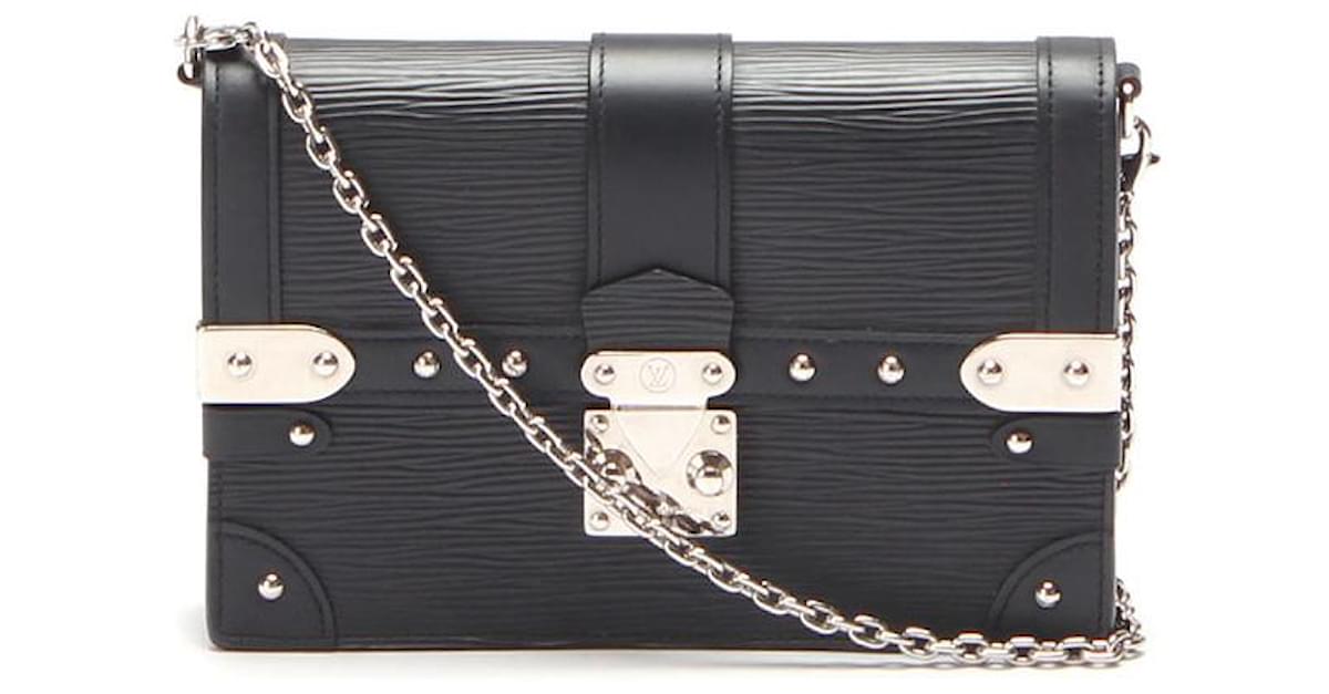 Louis Vuitton 2020 Epi Trunk Chain Wallet - Black Shoulder Bags