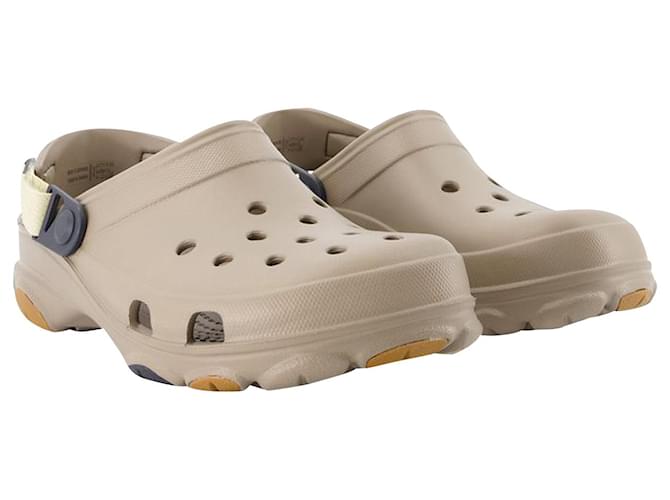 Autre Marque Classic All-Terrain Mules Crocs Khaki Synthetic