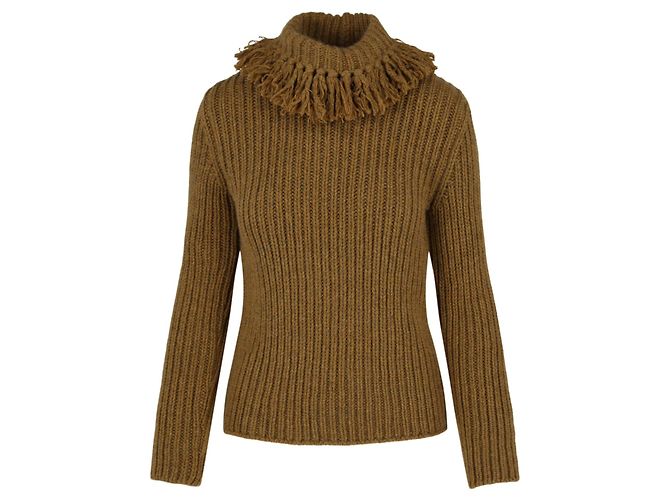 Pull Sweat Teddy En Cachemire Métallisé Brunello Cucinelli - Taille M - Brun - Neuf