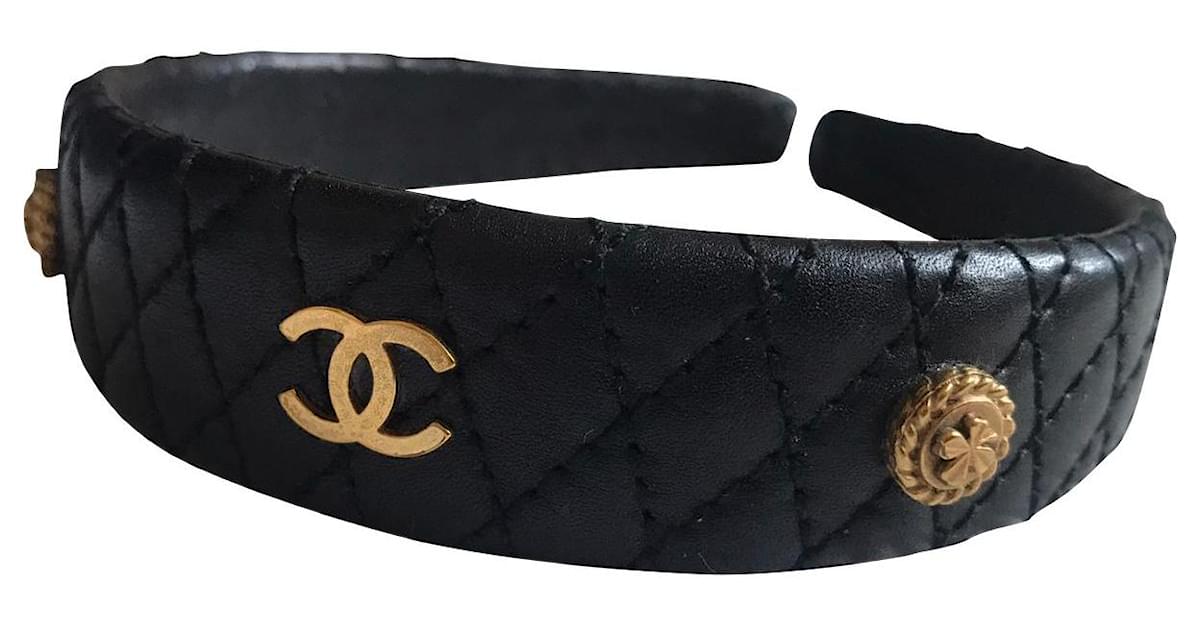 CHANEL Leather Hair Barrettes for Women for sale