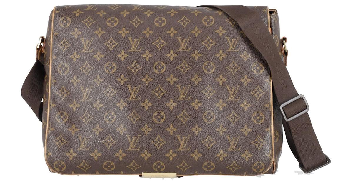 Louis Vuitton Monogram Abbesses Messenger Bag in Brown Canvas