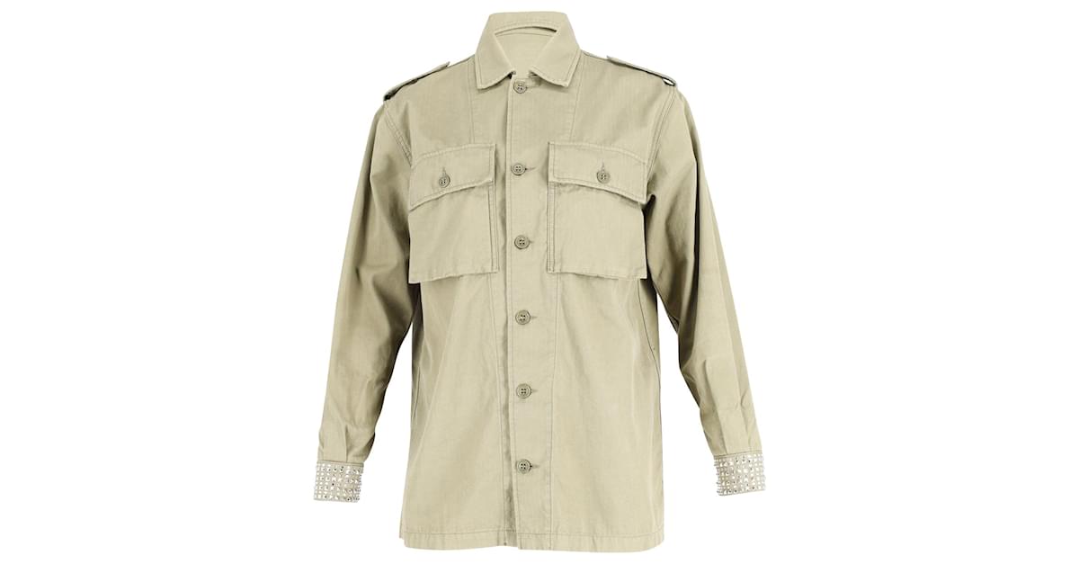 Khaki clearance military jacket