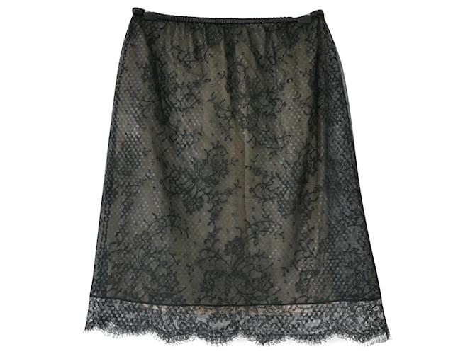 Gucci x Tom Ford Spring 1999 Lace skirt Black ref.801665 - Joli Closet