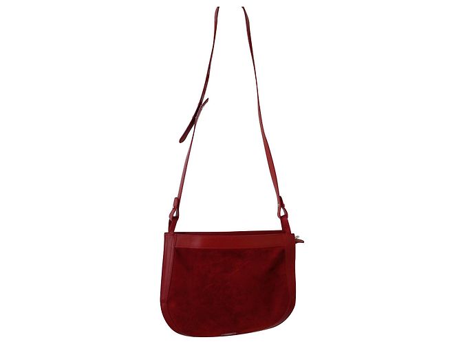 Escarpins Stephane Kélian Tout Cuir Rouge Foncé Taille 38.5 - Vintage, Talon à Réparer