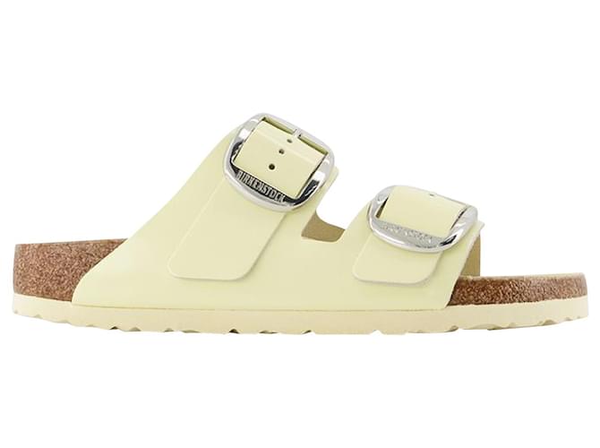 Sandals Flats By Birkenstock In Yellow, Size: 10
