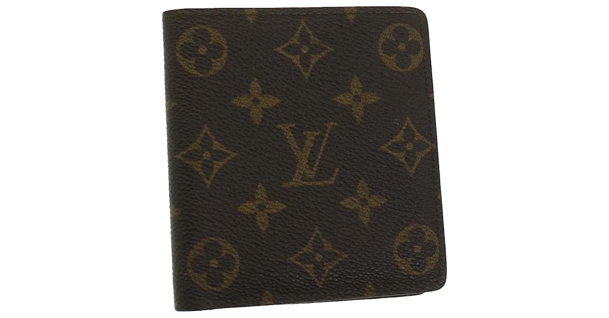 LOUIS VUITTON Monogram Wallet Bi-fold Billets 10 Credit M60883