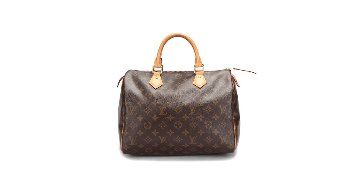 Louis Vuitton Monogram Speedy 30 M41108 Brown Cloth ref.806254