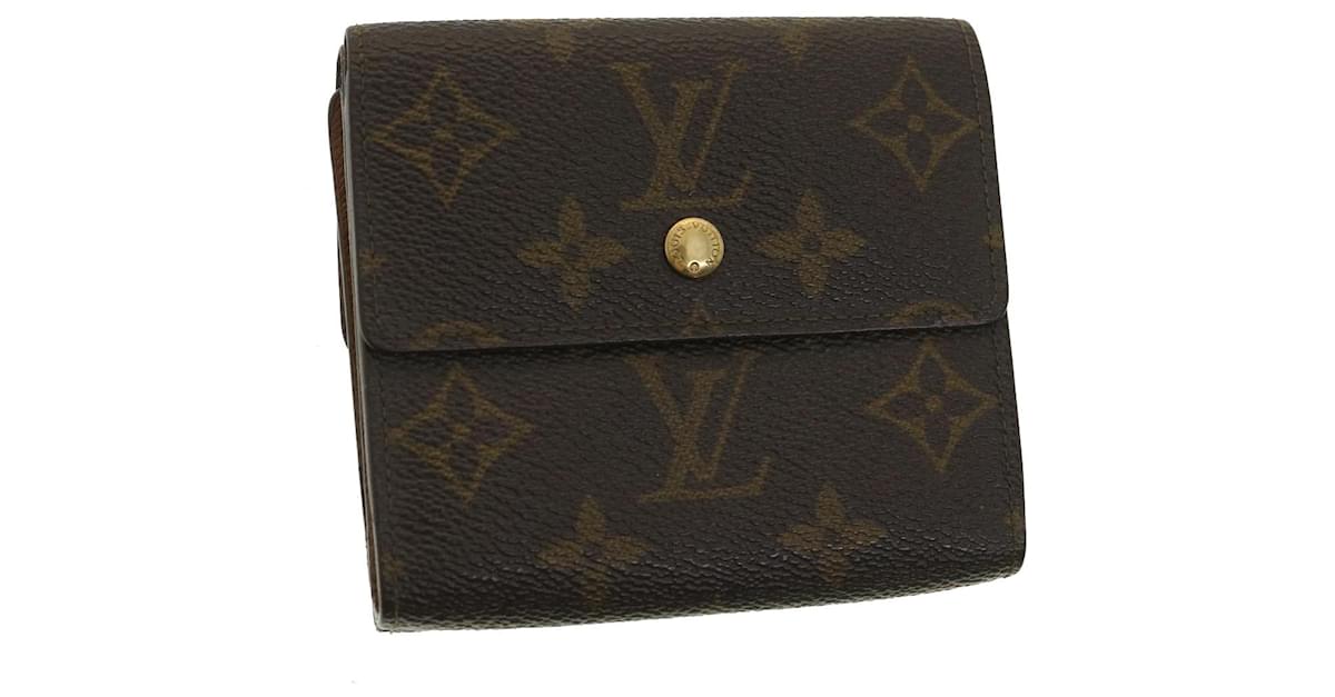 LOUIS VUITTON Damier Azur Pochette Cles Coin Purse N62659 LV Auth ki2035