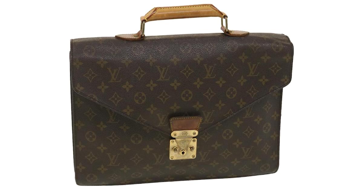 Authentic Louis Vuitton Monogram Serviette Conseiller Business Bag M53331