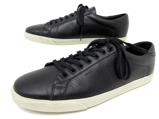 Céline NEW CELINE TRIOMPHE TR SHOES01l 46 BLACK calf leather