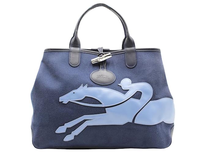 Canvas Tote Roseau Tote Longchamp Roseau Fleuri Reversible Canvas