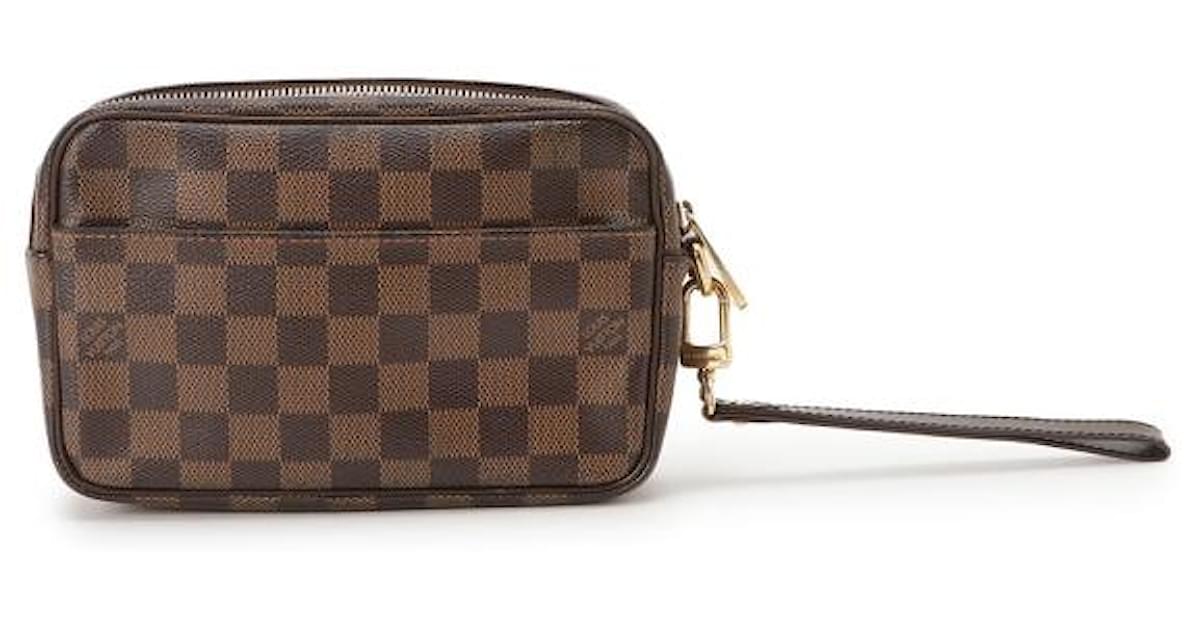 Louis Vuitton Damier Ebene Canvas Billets Macao Pochette