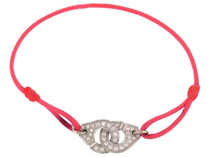 Bracelet 'Menottes' En Or Avec Diamants - Dinh Van - Occasion - Bijou Homme Ou Femme