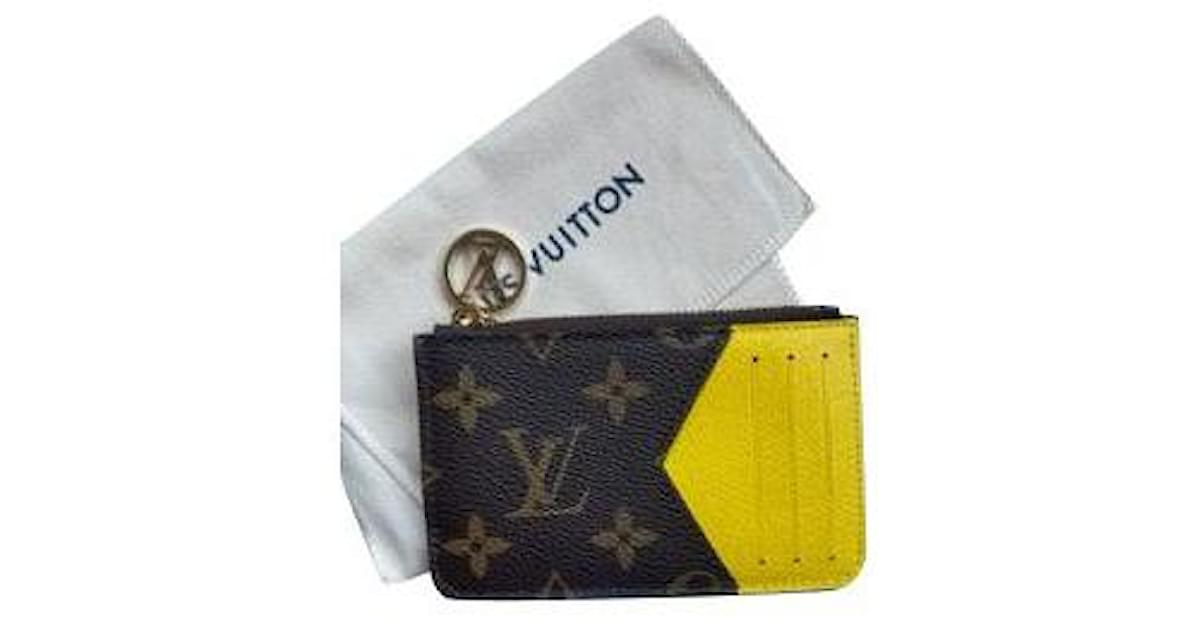 Louis Vuitton LV Romy Card Holder Brown Cloth ref.995065 - Joli Closet