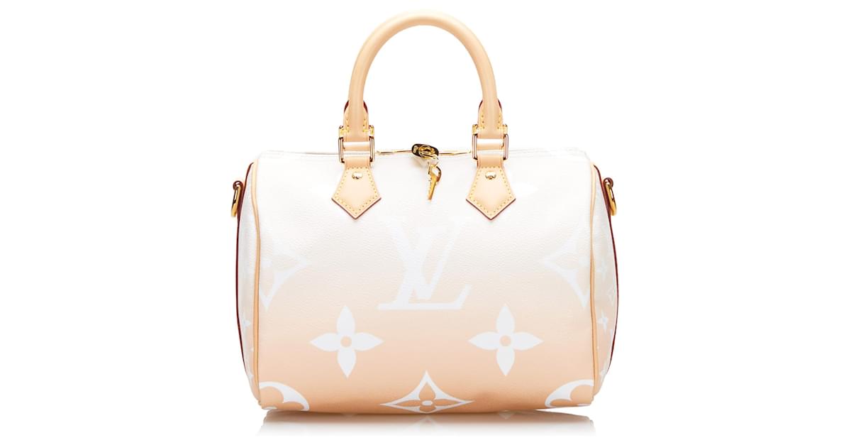 Louis Vuitton LV by The Pool Speedy Bandouliere Size 25 Beige M22987 Monogram / Giant