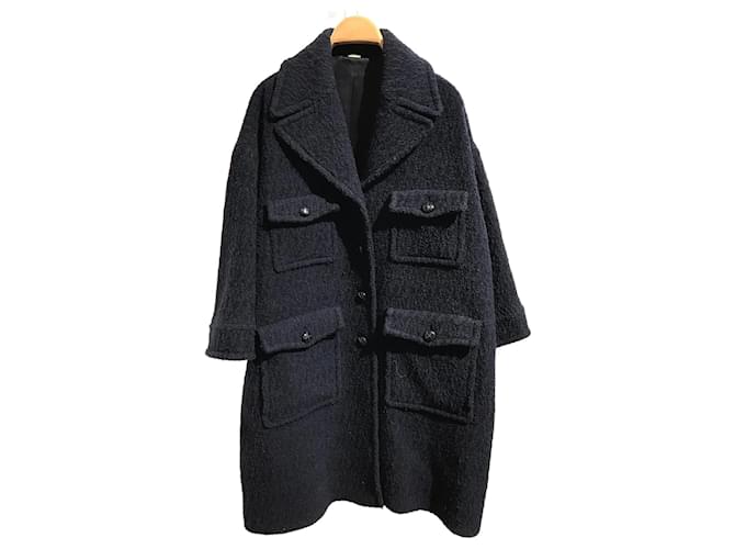 GUCCI Coats T.IT 38 WOOL Blue ref.827286 - Joli Closet