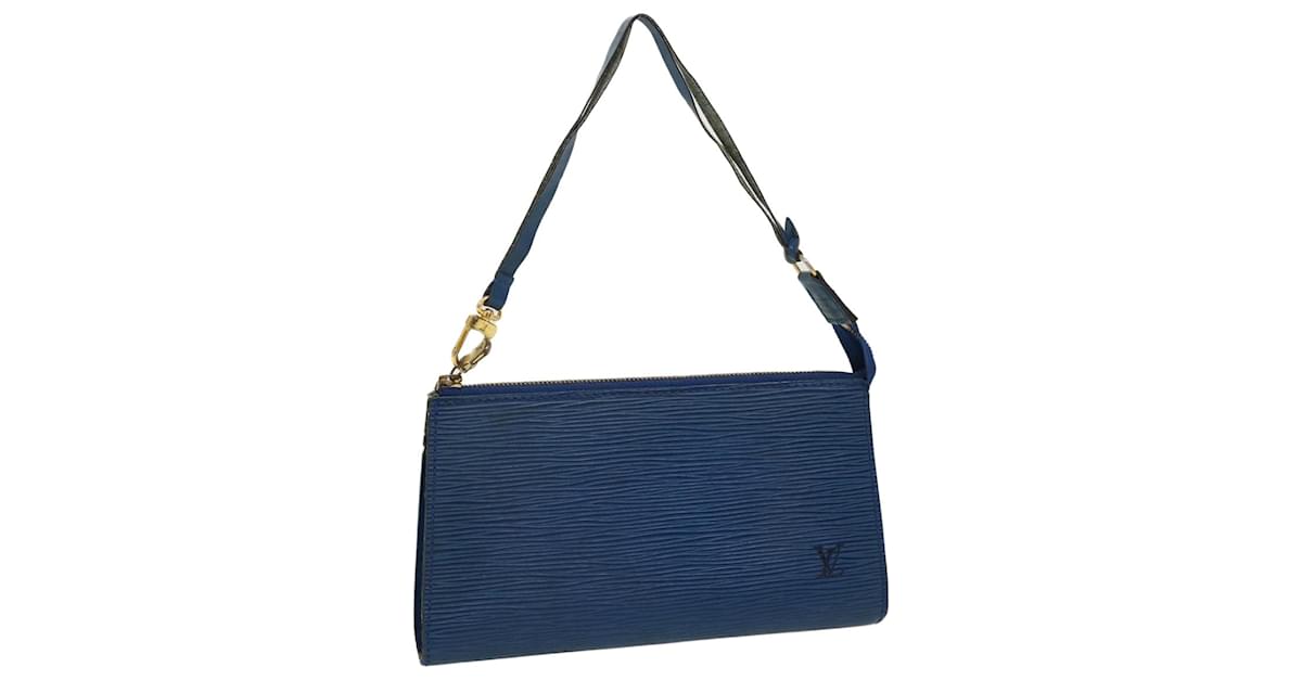 Louis Vuitton Blue Epi Pochette Accessoires QJAJUI10BB019