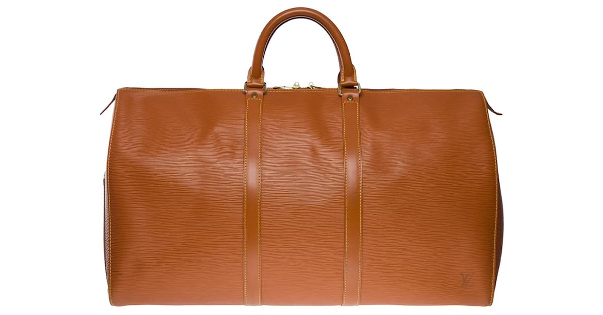 Epi Leather Keepall 50 Travel Bag – The Brown Bag Boutique
