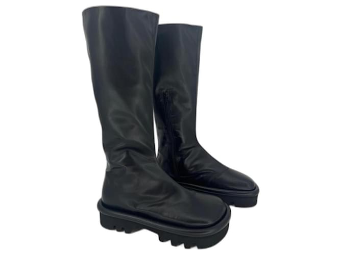 JW Anderson Boots Black Leather ref.833293 - Joli Closet