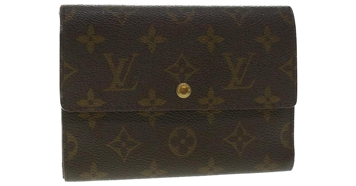 LOUIS VUITTON Tri-fold wallet M61202 Porto Tresol Etui Papie