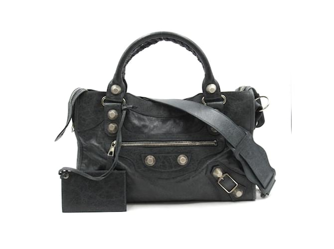 バッグ balenciaga city bag Balenciaga // Black Leather Motocross City Bag – VSP Consignment
