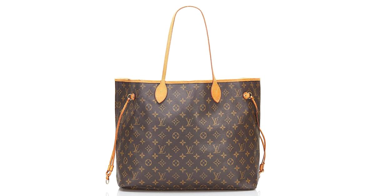 Authentic Louis Vuitton Neverfull GM Monogram M40157 External Damaged Tote  LD733