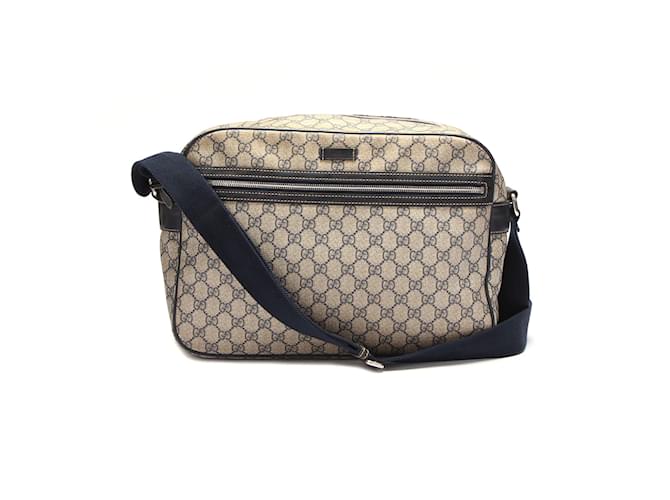 Gucci Gg Supreme Messenger Bag 211107 Beige Cloth ref.834607
