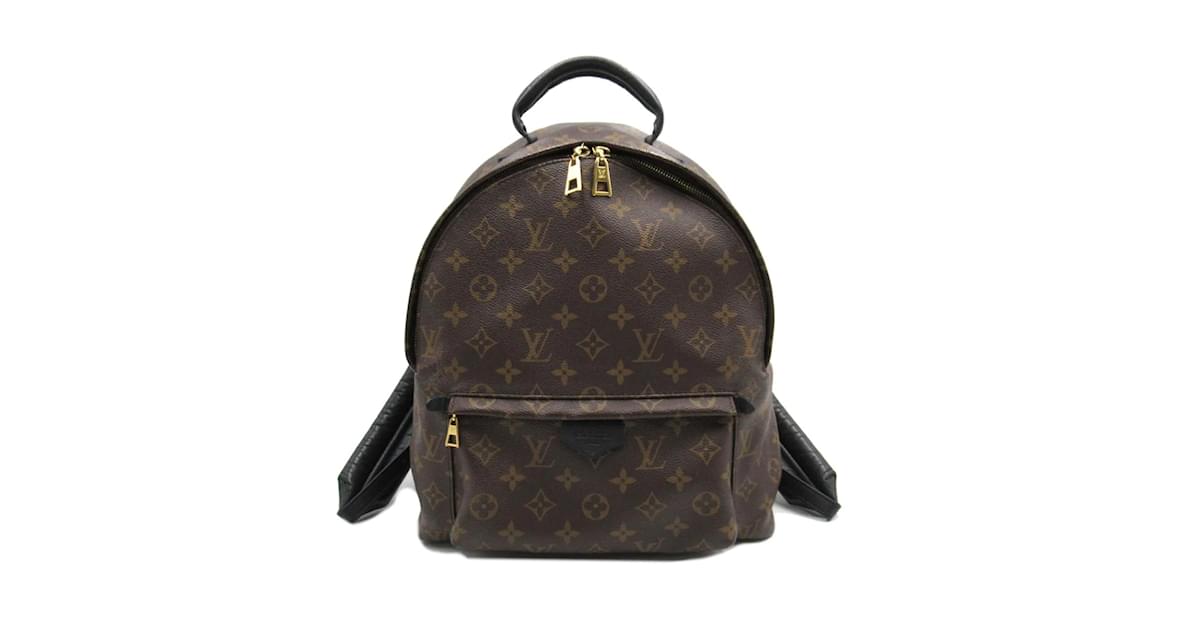 Authentic LOUIS VUITTON Monogram Palm Springs Backpack PM M44871 Brown/  050728