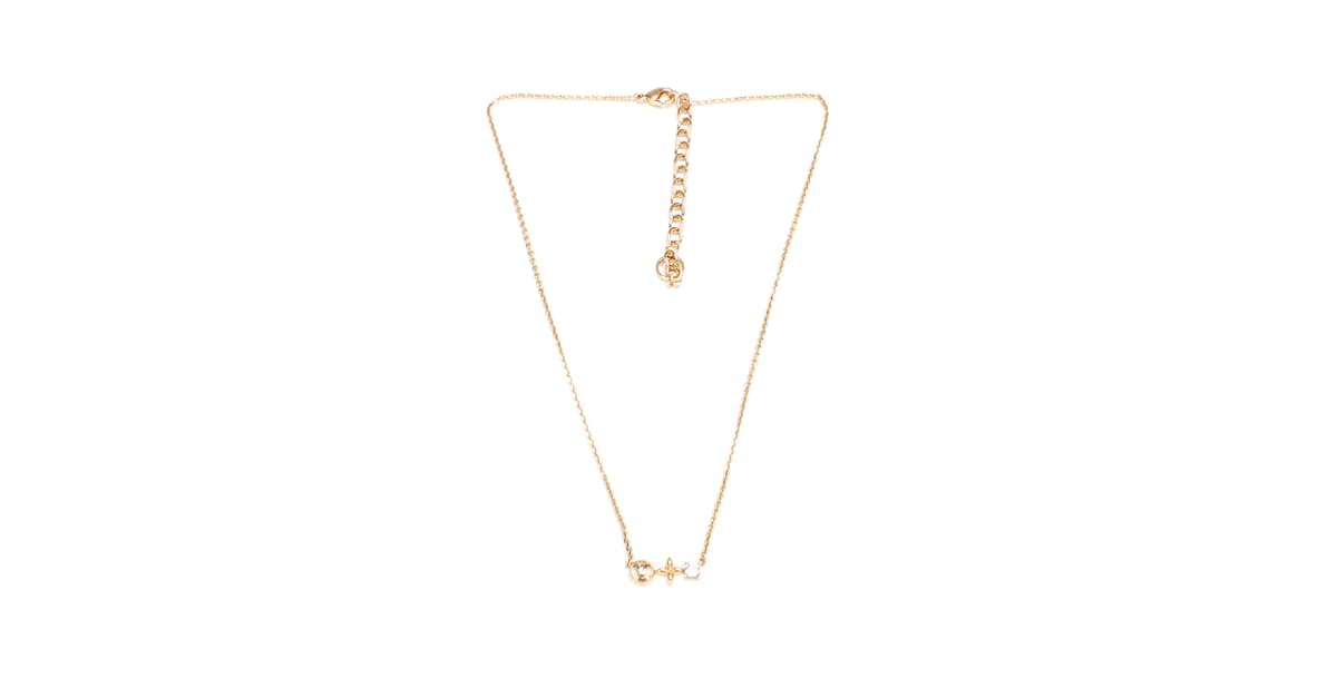 Louis Vuitton Idylle Blossom LV Pendant Necklace M00368 Golden Metal  ref.835741 - Joli Closet