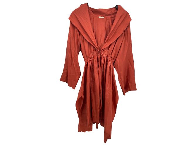 Robe Mini Alaïa Rouge - Taille 38 - En Viscose Et Soie - Neuve Avec étiquettes