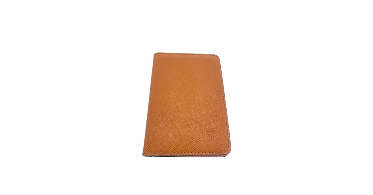 Patek Philippe Leather Passport Holder - Brown Wallets