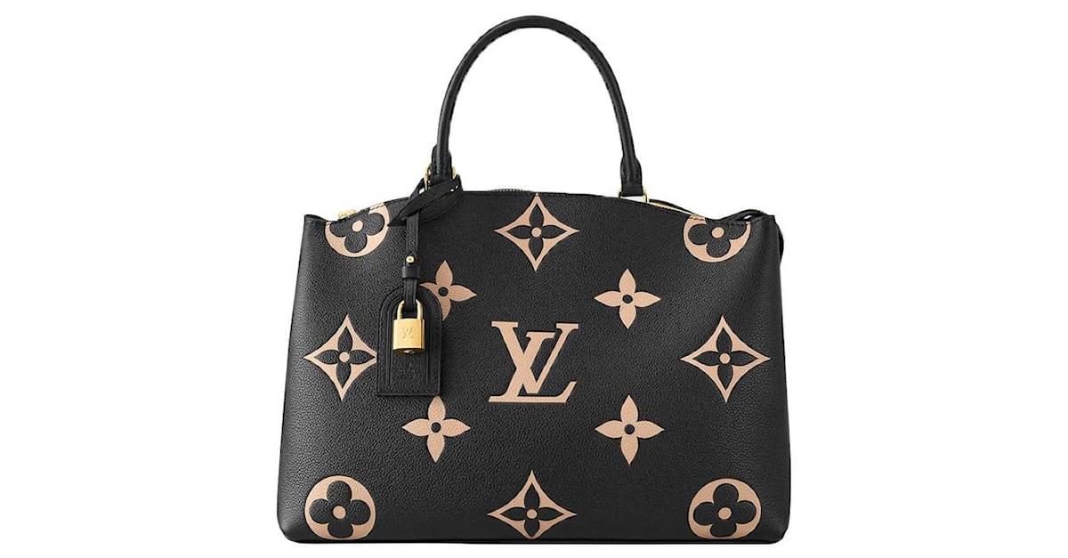 Louis Vuitton Bolso tote LV Grand Palais negro Cuero ref.355050