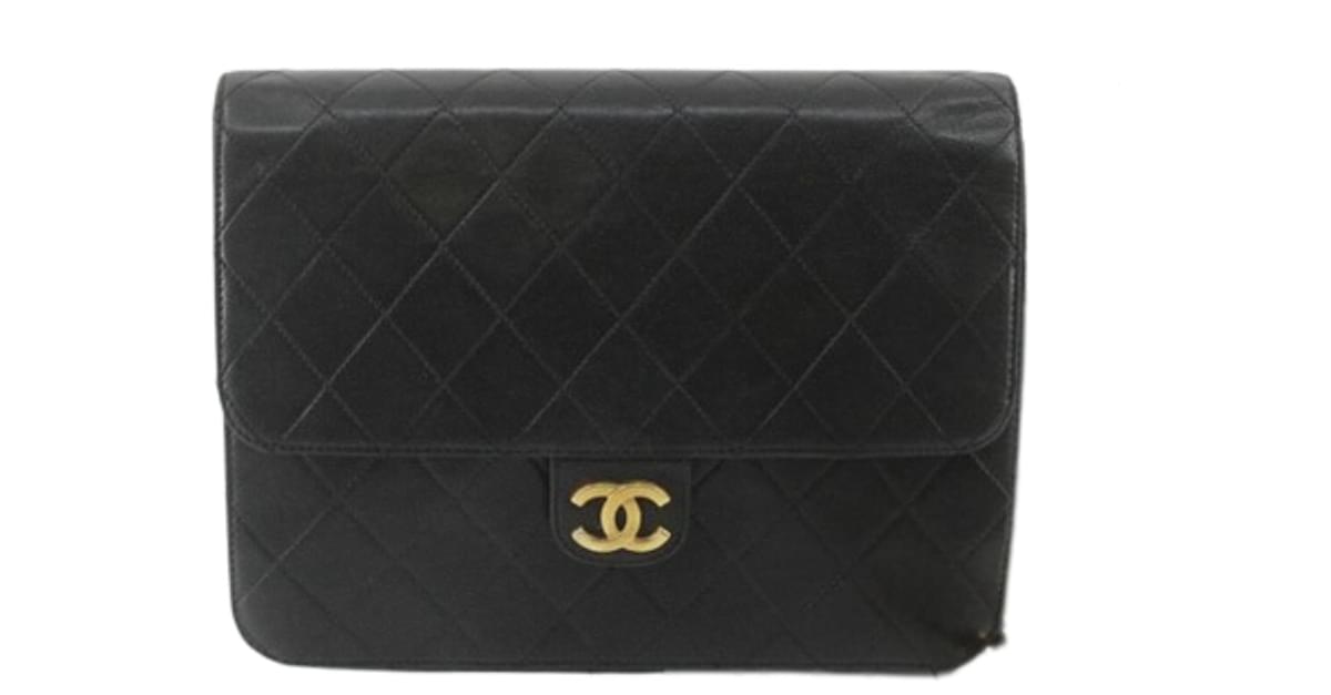 Chanel Timeless Black Leather ref.841696 - Joli Closet