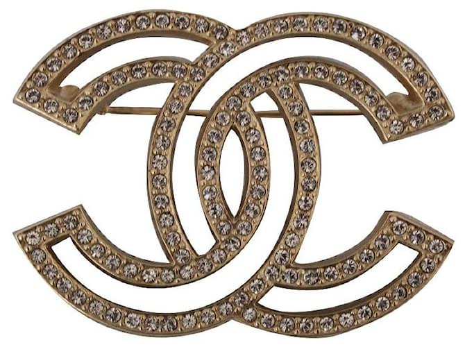 Broche Ancienne Dorée - Métal, Style Fantaisie, Occasion, Référence 492
