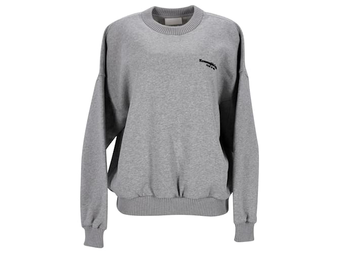 スウェット・トレーナー ZEGNA gray cotton sweatshirt Fear of God x Ermenegildo Zegna Souvenir Crewneck Sweater in