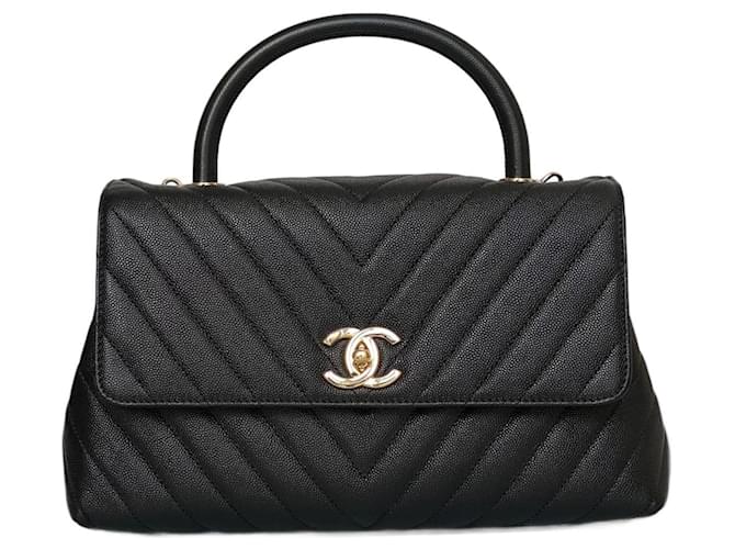 ショルダーバッグ・ポシェット × ヴィンテージ(中古) Chanel Caviar Coco Handle 16 AP4244 org.jpg