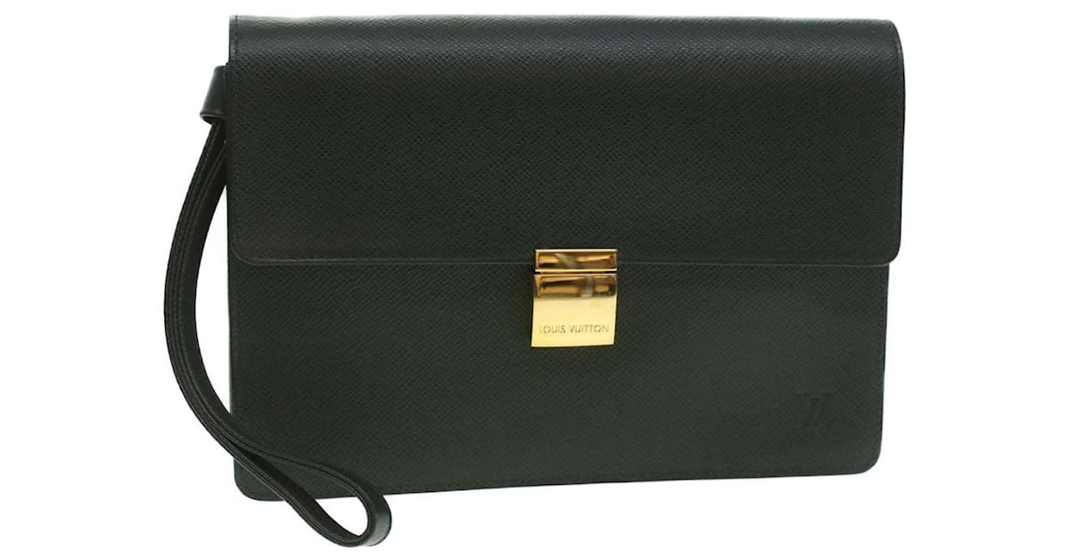 Louis Vuitton, Bags, Authentic Louis Vuitton Taiga Baikal Pochette Epicea  Clutch Crossbody Bag