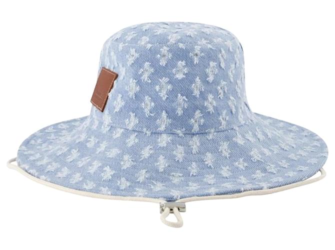 帽子・その他 Giorgia Bucket Hat - Isabel Marant - Cotton - Light Blue Isabel Marant Blue Giorgia Bucket Hat Isabel Marant