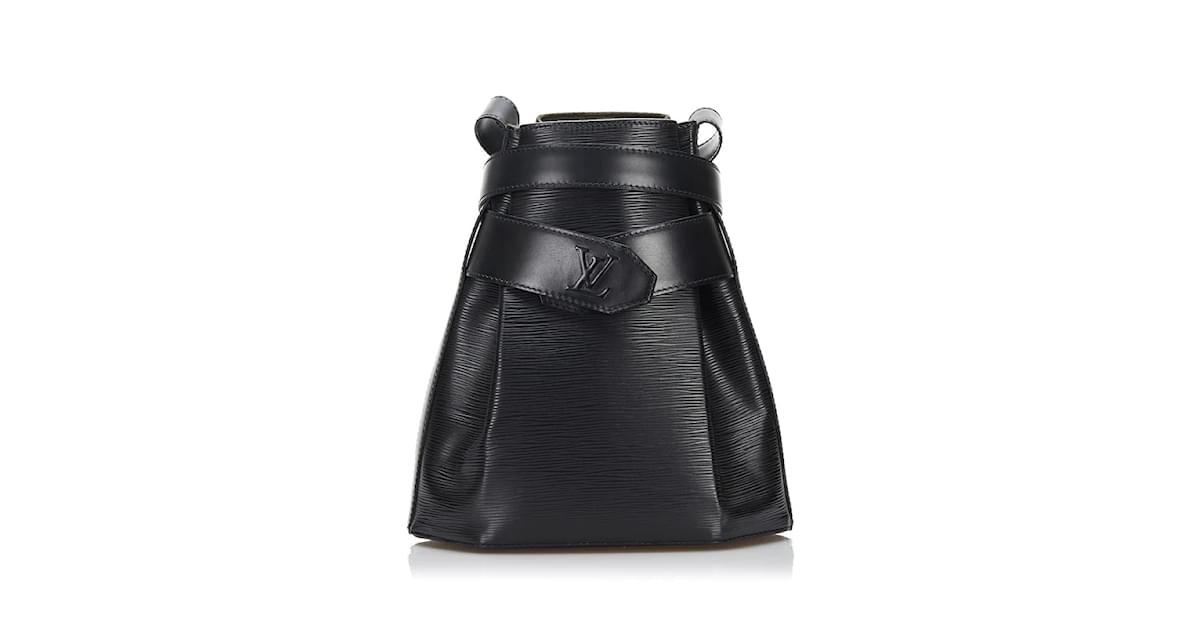 Louis Vuitton Epi Sac De Paule M80157 Black Leather Pony-style