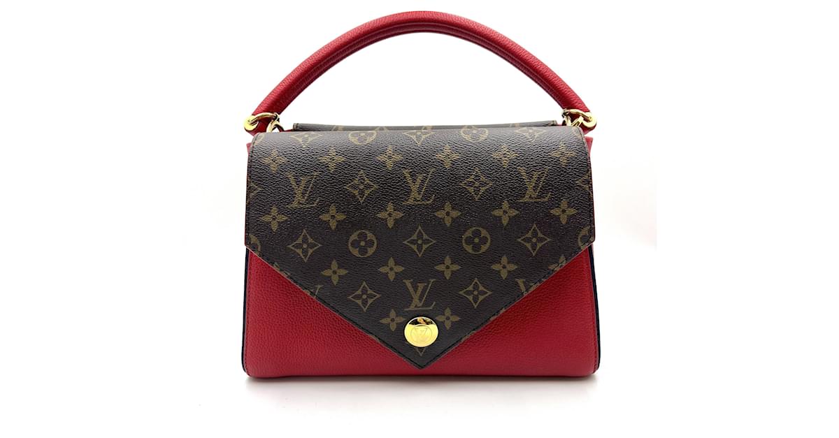 Louis Vuitton Red Monogram Double V Bag PM