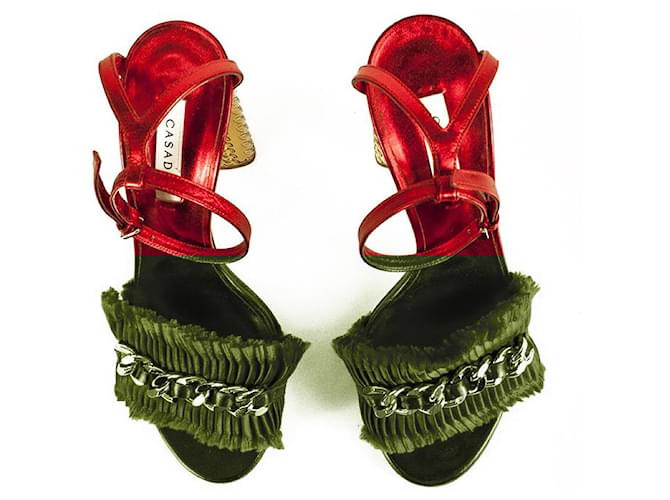 Deuxieme Classe CASADEI カサデイCHAIN SANDAL Deuxieme Classe CASADEI カサデイCHAIN SANDAL