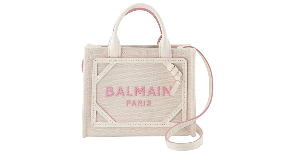 Balmain Mini B-Army Canvas Tote Bag - Farfetch