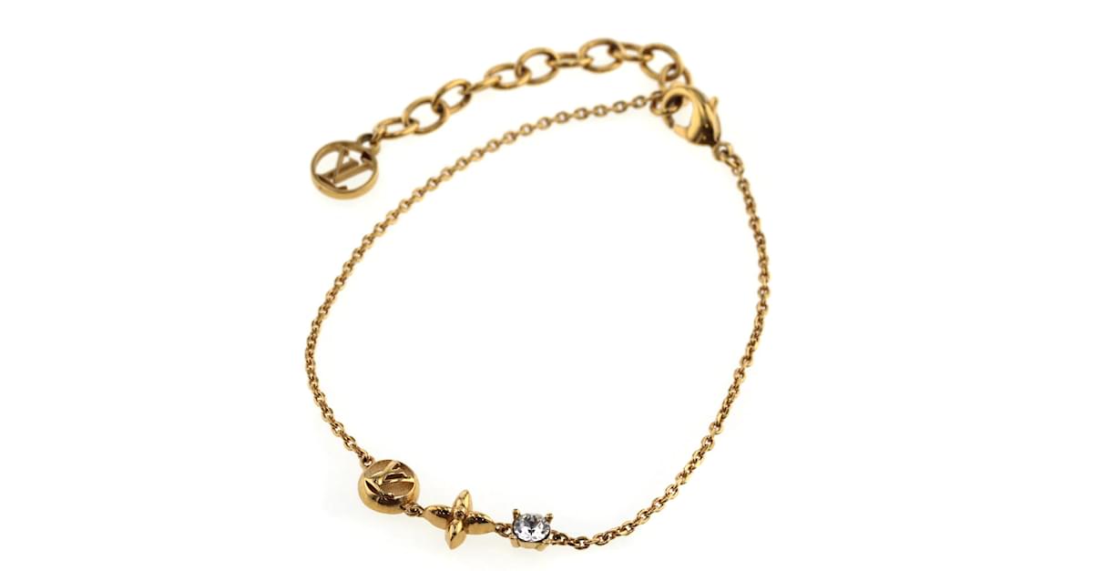 Louis Vuitton Petit Louis S00 Bracelet M00374 Golden Metal ref.852975 -  Joli Closet