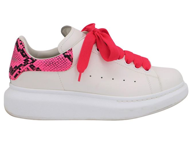 Alexander McQueen Pink Snake Skin Alexander McQueen | Shoes | Alexander Mcqueen Pink Snake  main image 3